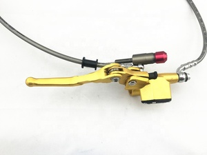 Levier d'embrayage hydraulique avec maître <span class=keywords><strong>cylindre</strong></span>, CNC, 50/110cc/125cc, 900/1200mm, pour moto/motocross, dirt bike, quad - Product Image 3