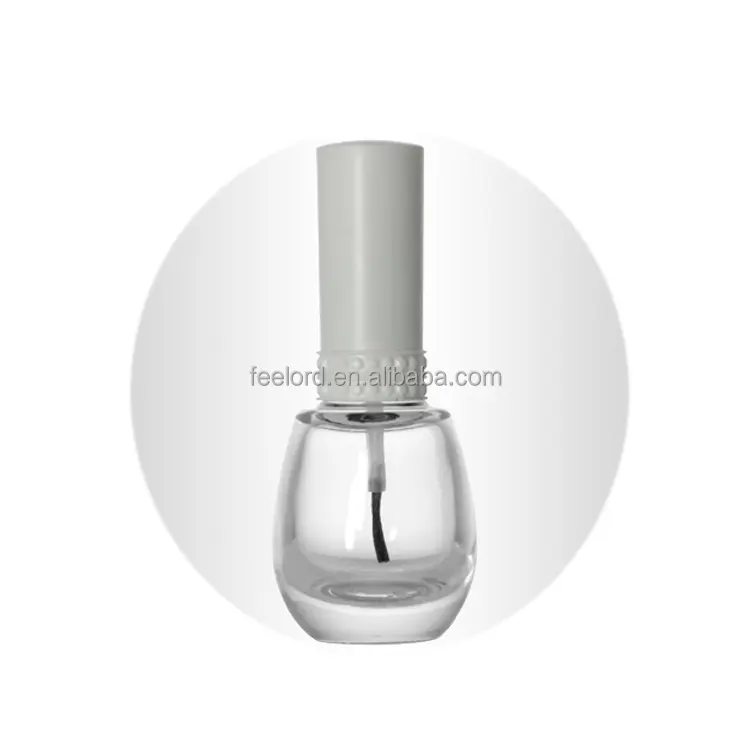 Tappo per pennello per smalto in plastica di alta qualità con bottiglia di vetro FC417 tappo cosmetico in plastica OEM che produce logo privato sul tappo