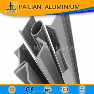 Feixe de alumínio 6061/6082 de liga de alumínio, formagem de feixe h com inserção de plástico/madeira