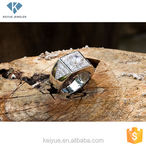 Común 925 popas de porcelana de plata cz anillos de boda <span class=keywords><strong>catálogo</strong></span>, señor de los anillos - Product Image 6