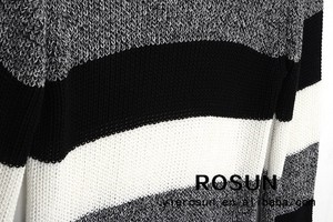 La <span class=keywords><strong>marque</strong></span> française chandails, rayé noir et blanc chandails, à tricoter les modèles - Product Image 2
