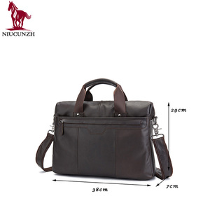 Chine Fabricant En Gros Hommes <span class=keywords><strong>D</strong></span>'affaires Travail Sac Café Doux En Cuir Porte-Documents Sac Pour Les Avocats - Product Image 4