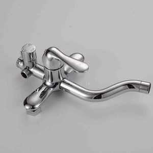 HUICI Modern Style Bath Rain <strong>Shower</strong> Set Hot and Cold Water Column with Diverter Hand <strong>Shower</strong> Faucet <strong>Accessory</strong> for Bathroom - Product Image 5