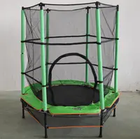 55 นิ้ว MINI ใช้ trampolines ความปลอดภัยสุทธิในร่มและกลางแจ้ง