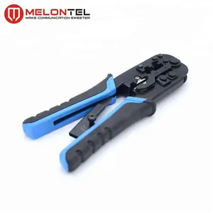 MT-8101R China Supply 7.3" Type 4P 6P 8P RJ11 RJ45 Network Crimping Tool With Ratchet