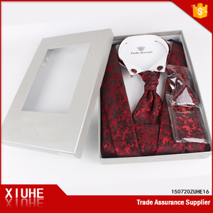 New Design Latest Men's Tie <strong>Wedding</strong> Vest With Bowtie Cravat Cufflink Handkerchief <strong>Wedding</strong> Vest - Product Image 2