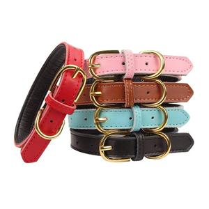 <span class=keywords><strong>Collar</strong></span> ajustable de cuero para perro de alta calidad - Product Image 1