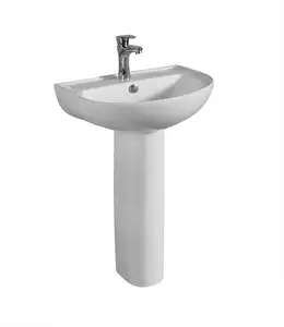 Aynalı seramik ayaklı lavabo lavabo oval saloon türleri lavabo