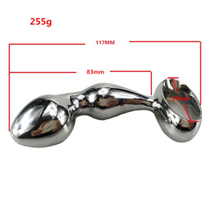 Zilver Zwaar Staal Bevriezen Anale <span class=keywords><strong>Plug</strong></span> Met Ring Pull Seksspeeltje Product - Product Image 4