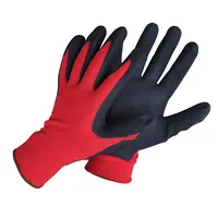 Защитные Нескользящие дешевые рабочие перчатки с нитриловым покрытием