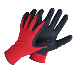 2023 yeni güvenlik nitril kaplama kumlu kaplama kaymaz Polyester iş eldivenleri erkekler için - Product Image 1