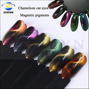 Vendita calda chameleon 3D occhio di gatto magnetico polveri pigmento per la nail art - Product Image 3