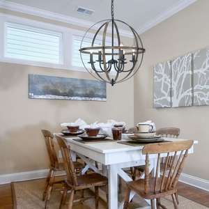 <span class=keywords><strong>Lustre</strong></span> de salon simple moderne à hauteur réglable avec lumière blanche chaude lampe de taille moyenne pour hôtels escaliers usage domestique - Product Image 4