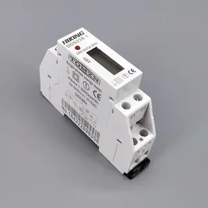 5 (32) UN 230 V 50 HZ monofase guida Din KWH Watt ora din-rail contatore di energia LCD