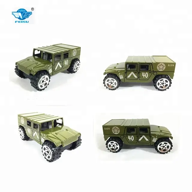 Militar de alta calidad de fundición coche conjunto de metal modelo de tanque vehículos militares para la venta