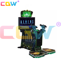 Simulateur de tir aux extraterrestres CGW, jeux d'arcade à pièces, aire de jeux pour enfants, jeux de tir au pistolet en salle, machine de jeu pour centre commercial