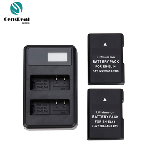 <strong>Rechargeable</strong> <strong>Battery</strong> EN-EL14 for Nikon Camera Lithium Ion <strong>Battery</strong> with Charger - Product Image 3