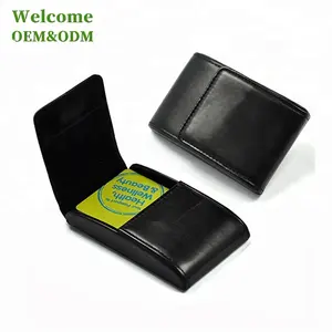 ISO BSCI factory eco friendly promotion leather business card holder