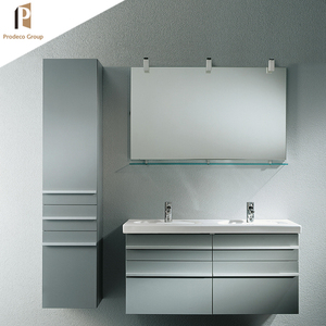 Lemari Kamar Mandi Gantung Dinding Gaya Australia, Wastafel Ganda - Product Image 5