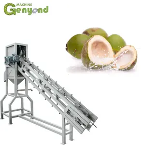 Cost-effective green coconut half cutting opening machine