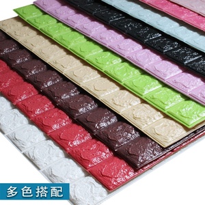 Revêtement mural autocollant en <span class=keywords><strong>mousse</strong></span> PE 3d, 70x77cm, papier peint en brique, panneau mural, offre spéciale en turquie - Product Image 1