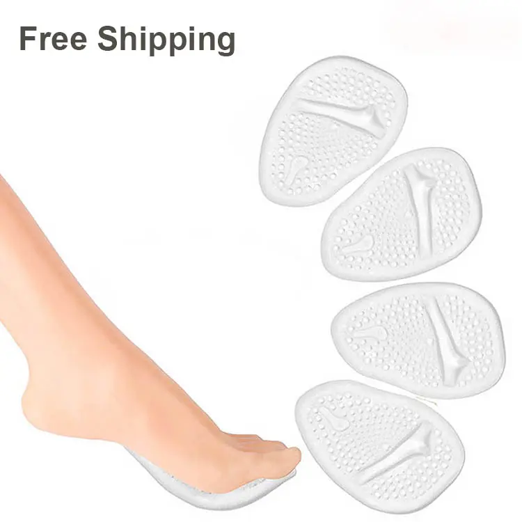 Giày Đế Trong Gel Toe Pad Giày Ngón Chân Đệm Phụ Nữ Cao Gót Một Nửa Đế