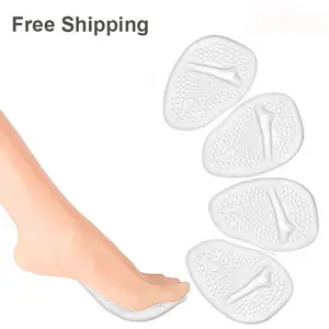 Mini semelles intérieures en Gel pour chaussures, coussin pour pieds nus, talons hauts, accessoire pour femmes