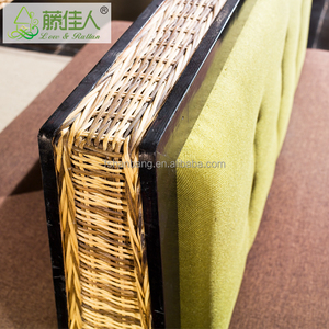 Cabina doble moderna para restaurante Hotel estilo de ocio botón tapizado tela tapizado en marco de madera para muebles de sala de estar - Product Image 5