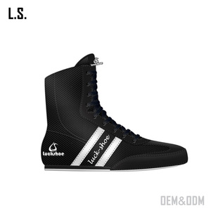 Traspirante personalizzato boxe stivali nero wrestling boots high top guantoni <span class=keywords><strong>da</strong></span> boxe uomo <span class=keywords><strong>stivaletti</strong></span> - Product Image 2