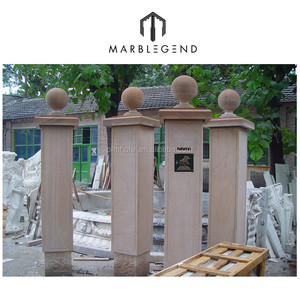 Outdoor Indoor Marble Roman Natural Stone <strong>Portico</strong> <strong>Column</strong> for Villa - Product Image 3