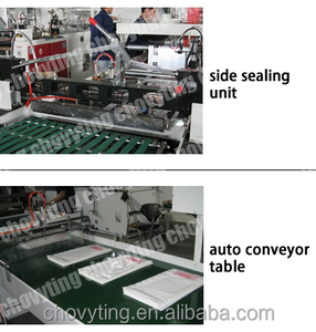 Máquina de fabricación de bolsas de plástico, parche Biodegradable PE HDPE LDPE, troquelado, asa suave, bolsa de transporte - Product Image 5