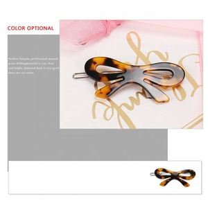 Gros Tortue Couleur Bowknot Épingles À <span class=keywords><strong>Cheveux</strong></span> Simple imprimé léopard Acétate Épingles À <span class=keywords><strong>Cheveux</strong></span> Femmes Arc Épingle À <span class=keywords><strong>Cheveux</strong></span> Clip - Product Image 4