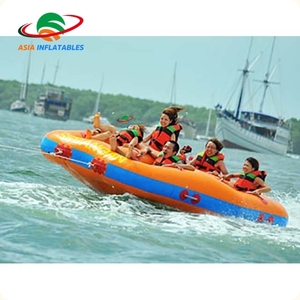 Bote Inflable para 5 Personas, Bote Inflable en Forma <span class=keywords><strong>de</strong></span> Donut, Bote Remolcable Flotante para Agua - Product Image 1