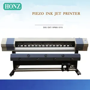 Eko solvent mürekkep ile Shandong Honzhan Banner vinil baskı makinesi HZ-1600 rulo reklam yazıcı