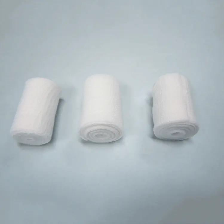 Gauze bandages PBT Conforming Bandage gaze Cotton Gauze Rolled Bandage disposable medical gauze roll