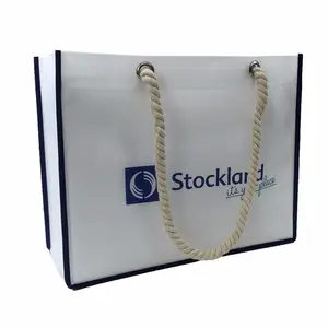 Non-woven Bag Plastic Shopping Bag Rope Pvc Handle Non-woven Bag