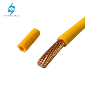 Different Types of Electric Wire and Cable 10mm Flexible Electrical Wire Names PVC Copper Core Insulated Solid or Stranded