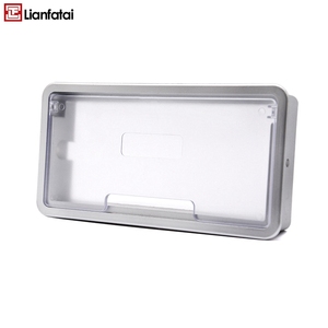 ABS Computer scrivania da ufficio cavo in plastica Grommet ferramenta accessori per mobili con tampone scatola di filo e filo di copertura - Product Image 6