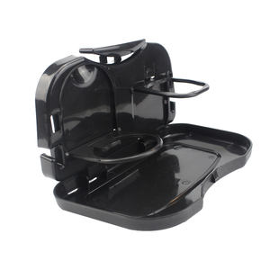 ที่วางขวดเครื่องดื่มที่นั่งด้านหลังรถยนต์ทำจากพลาสติก,โต๊ะทานอาหารด้านหลังเบาะรถยนต์สำหรับเดินทาง - Product Image 2