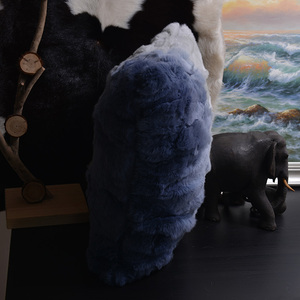 Personalizzato Genuine Rex Rabbit Fur Divano Cuscino Auto Confortevole e morbida Pelliccia Cuscino