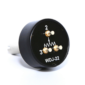 Wirewound resistente à água 10k, alta precisão, is wdj22, contínuo, único, seta potenciômetro