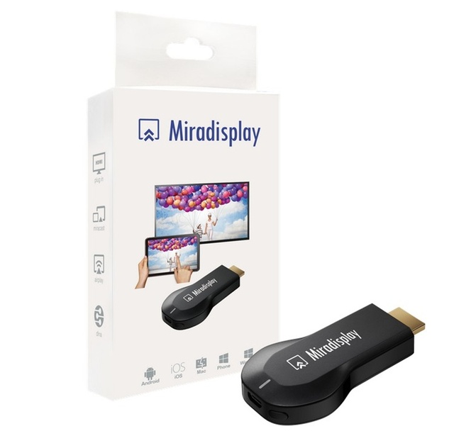 Miradisplay AM8252 High Speed Miradisplay Wifi Display Miracast Smart TV Dongle
