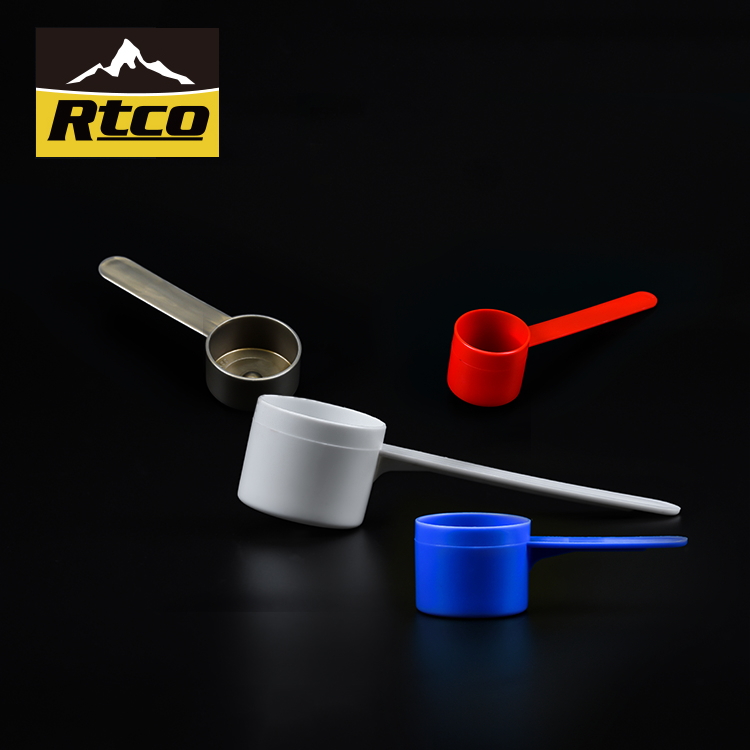 RTCO biodegradable pp plastic measuring spoon for powder or food