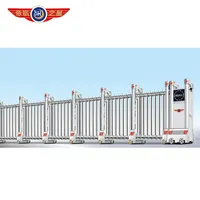 Automatic stainless steel retractable gate for community