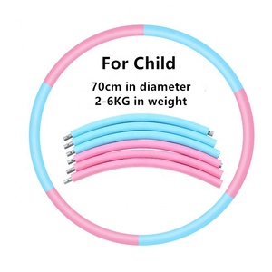 De alta calidad plegable Eco amigable plana de acero inoxidable Fitness Hula Hoop fabricante - Product Image 2