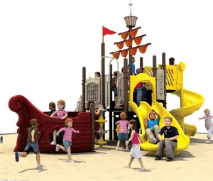 Norma Europea spirate enviar grandes parques infantiles niños equipo de plástico deslizante - Product Image 1
