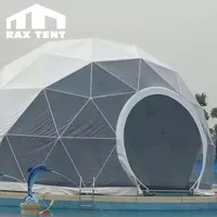 30m خيمة ستار قبة كبيرة شفافة PVC خيمة بقبة جيوديسية للحدث قبة