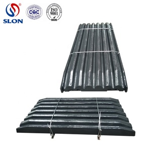 높은 망간 13% 18% 쇄석기 예비 부품 CJ412 CJ613 JM1513 고정/스윙 턱 플레이트 - Product Image 6