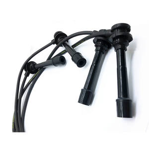 Otomatik motor oto yedek parçaları silikon ateşleme kablosu buji teli seti OEM 22440-VJ202 22440VJ202 - Product Image 4