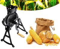 Người đàn ông điều khiển ngô-cối tiện dụng ngô của nhãn hiệu tuốt lúa